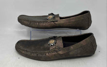 Load image into Gallery viewer, Platini Mens Dark Bronze Moc Toe Slip-On Driving Loafer Shoes Size 11
