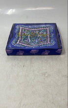 Load image into Gallery viewer, Lilly Pulitzer Womens Blue Grotto Fan Favorite Tassels Square Scarf In Box
