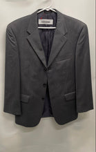 Load image into Gallery viewer, Donald J. Trump Mens Gray Striped Single-Breasted Three Button Blazer No Size
