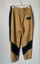 Load image into Gallery viewer, Air Jordan Mens Khaki Black Drawstring Track Pant Size Medium
