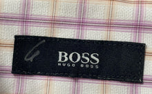 Load image into Gallery viewer, Hugo Boss Mens Multicolor Plaid Print Long Sleeve Dress Shirt Size 16 32/33

