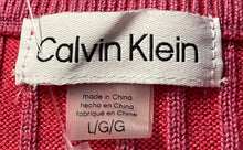 Load image into Gallery viewer, Calvin Klein Womens Pink Knitted Crew Neck Pullover Vest Sweater Size Large
