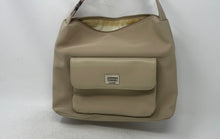 Load image into Gallery viewer, Guess Womens Beige Leather Inner Outer Pocket Zipper Shoulder Handbag
