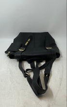 Load image into Gallery viewer, Steve Madden Womens Black Gold Pebble Leather Adjustable Strap Backpack
