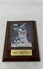Load image into Gallery viewer, Collectible Gary Sheffield Florida Marlins Collector's Choice Card Display
