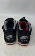 Load image into Gallery viewer, Nike Kids Air Jordan 4 Retro 408452-060 Black Lace-Up Sneakers Shoes Size 6.5Y
