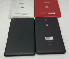 Load image into Gallery viewer, Lot Of 4 Pieces Assorted Mix Of Models Android Tablets Not Tested For Parts
