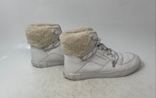 Load image into Gallery viewer, Tommy Hilfiger Womens White Leather Lace-Up High Top Sneaker Shoes Size 8.5M
