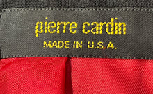 Load image into Gallery viewer, Pierre Cardin Mens Black Notch Lapel Single Breasted One-Button Blazer Size 38R
