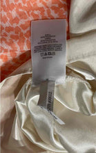 Load image into Gallery viewer, Express Womens Orange &amp; White Animal Print Puff Sleeve Ruffle Wrap Dress Size XS
