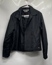 Load image into Gallery viewer, Tommy Hilfiger Womens Black Long Sleeve Front Snap Collared Jacket Size Medium
