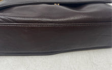 Load image into Gallery viewer, Charter Club Womens Brown Leather Adjustable Strap Flapover Crossbody Bag w/ Tag
