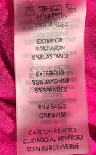 Load image into Gallery viewer, Calvin Klein Womens Pink Belted V-Neck Back Zip Sheath Dress Size 10
