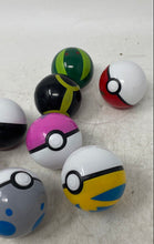 Load image into Gallery viewer, Lot Of 8 Piece Assorted Multicolor Collection Pokemon Toy Anime Ball
