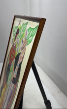Load image into Gallery viewer, Picture Capeline By Bjorn Wiinblad Square Framed Wall Hanging Art Painting
