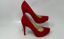 Load image into Gallery viewer, Jessica Simpson Womens Parisah Red Slip-On Stiletto Pump Heels Size 6M
