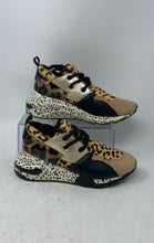 Load image into Gallery viewer, Steve Madden Womens Cliff Brown Black Animal Print Sneaker Shoes Size 7.5M
