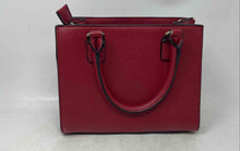 Load image into Gallery viewer, Aldo Womens Red Leather Detachable Strap Pockets Lined Small Satchel Bag
