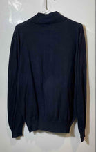 Load image into Gallery viewer, Lord &amp; Taylor Mens Navy Blue Long Sleeve Turtleneck Pullover Sweater Size L
