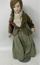Load image into Gallery viewer, Vintage Franklin Mint Heirloom Cecily Of Virginia Victorian Porcelain Doll
