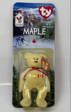 Load image into Gallery viewer, Vintage 1999 TY McDonald's Teenie Beanie Baby Maple The Bear In Original Package
