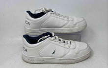 Load image into Gallery viewer, Nautica Kids Blue White Round Toe Low Top Lace-Up Sneaker Shoes Size 5
