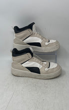 Load image into Gallery viewer, Stradivarius Womens Beige White Black Lace-Up High Top Sneakers Shoes Size EU 38
