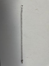 Load image into Gallery viewer, Womens Silver-Tone Tennis Bracelet With Clear Crystal Stones
