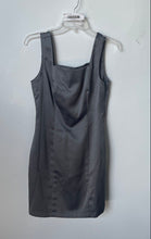 Load image into Gallery viewer, BCBG Womens Gray Sleeveless Square Neck Wide Strap Sheath Dress Size 8
