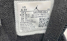 Load image into Gallery viewer, Authentic Nike Kids Jordan True Flight 343795-062 Black Sneaker Shoes Size 4.5Y
