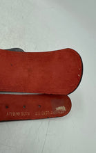 Load image into Gallery viewer, Unbranded Womens Red Genuine Leather Adjustable Dress Belt Size M
