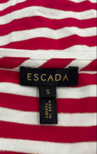 Load image into Gallery viewer, Authentic Escada Womens White Red Long Sleeve Pullover T-Shirt Size Small
