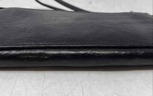 Load image into Gallery viewer, Fossil Womens Black Genuine Leather External Zip Single Strap Wristlet Wallet
