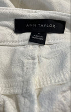 Load image into Gallery viewer, Ann Taylor Womens White Denim Light Wash Pockets Bootcut Leg Jeans Size 0
