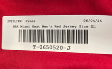 Load image into Gallery viewer, Ultra Game Mens Red NBA Miami Heat Embroidered Logo Basketball Jersey Size XL
