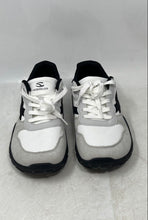 Load image into Gallery viewer, Hobibear Mens Black White Wide Toe Lace-Up Low Top Sneaker Shoes Size 42
