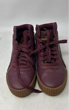 Load image into Gallery viewer, Puma Womens Carina Mid 373233-04 Burgundy Lace-Up Sneaker Shoes Size 8.5
