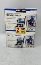 Load image into Gallery viewer, Pack Of 2 Kirkland Signature 4X6 Inkjet Photo Paper 300 Sheets Factory Sealed
