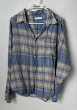 Load image into Gallery viewer, Zara Mens Multicolor Plaid Long Sleeve Spread Collar Button-Up Shirt Size L
