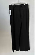 Load image into Gallery viewer, Calvin Klein Womens Black Flat Front Wide-Leg Dress Pants Size 16 With Tag
