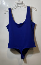 Load image into Gallery viewer, Express Womens Blue Sleeveless Racerback Scoop Neck Bodysuit Tank Top No Size
