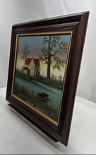 Load image into Gallery viewer, Lakehouse Collectible Framed Landscape Oil Painting By H-Hargrove
