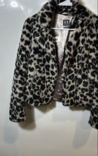 Load image into Gallery viewer, Armani Exchange Womens Multicolor Faux Fur Long Sleeve Front Full-Zip Jacket XS
