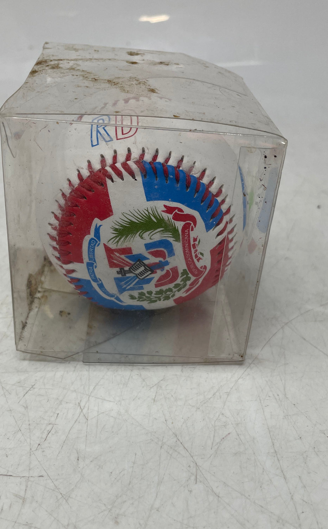 Multicolor Souvenir Dominican Republic Flag Personalized Practice Baseball