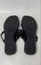 Load image into Gallery viewer, Italian Shoemakers Womens Felia Black Leather Slip-On Flip Flop Sandals Size 5
