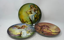 Load image into Gallery viewer, Set Of 3 Pieces Edwin M. Knowles The 4 Ancient Elements Collector Plates
