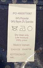Load image into Gallery viewer, Chaps Mens Blue Long Sleeve Notch Lapel Single Breasted Two-Button Blazer Sz 44L

