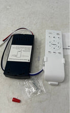 Load image into Gallery viewer, White Black Universal DC Ceiling Fan Lamp Remote Control Kit With Box Not Tested
