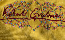 Load image into Gallery viewer, Robert Graham Mens Green Cotton Spread Collar Short Sleeve Polo Shirt Size M
