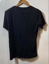 Load image into Gallery viewer, Authentic Emporio Armani Boys Black Cotton Short Sleeve Graphic T-Shirt Size 16A
